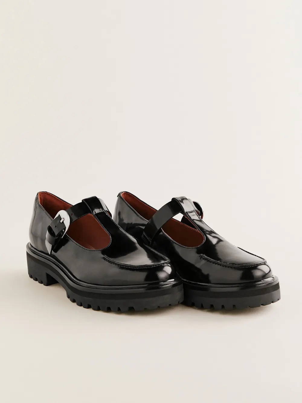Reformation Abalonia Chunky Maryjane Mary Jane Lug Loafers
